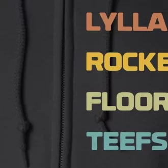 Lylla & Rocket & Floor & Teefs Full Zip Hoodie