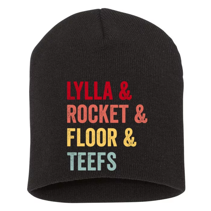 Lylla & Rocket & Floor & Teefs Short Acrylic Beanie