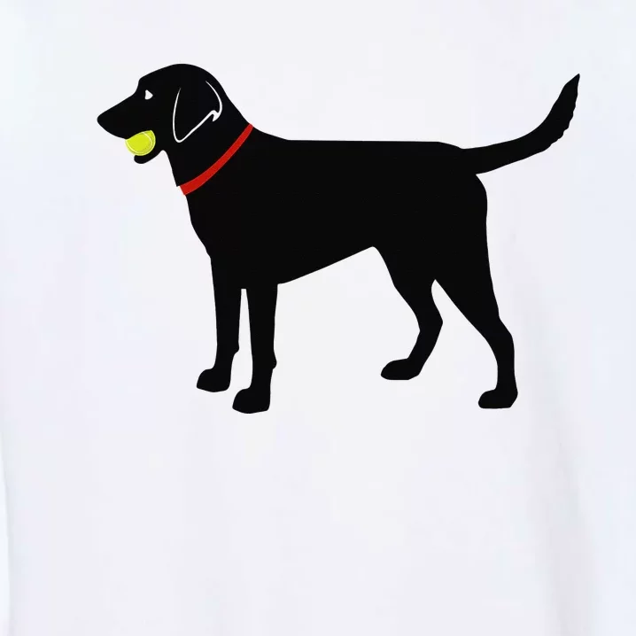 Labrador Retriever Fetch Black Lab Play Ball Garment-Dyed Sweatshirt