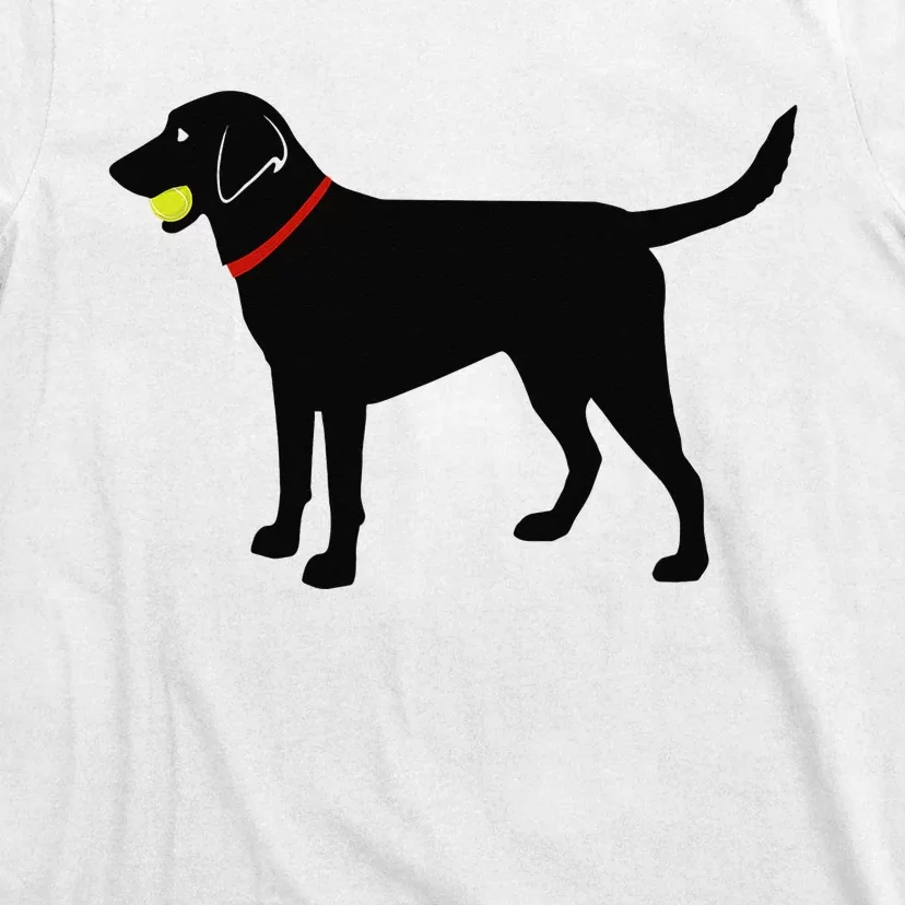 Labrador Retriever Fetch Black Lab Play Ball T-Shirt