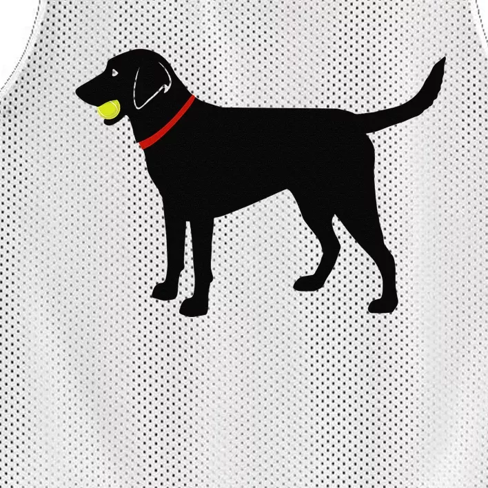 Labrador Retriever Fetch Black Lab Play Ball Mesh Reversible Basketball Jersey Tank