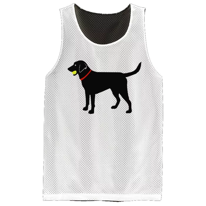 Labrador Retriever Fetch Black Lab Play Ball Mesh Reversible Basketball Jersey Tank