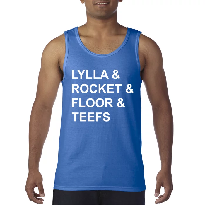 Lylla & Rocket & Floor & Teefs Funny Birthday Quote Tank Top