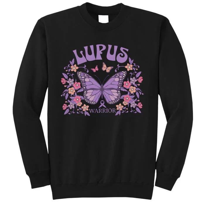 Lupus Ribbon Fibromyalgia Lupus Awareness Tall Sweatshirt