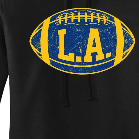 LA Rams Football Women's Pullover Hoodie