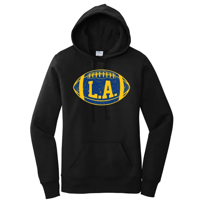 LA Rams Football Women's Pullover Hoodie