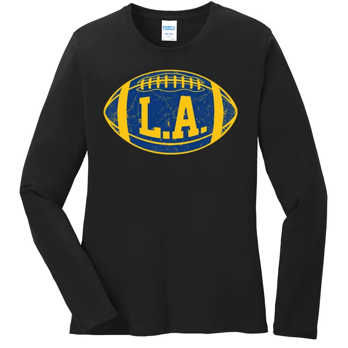 LA Rams Football Ladies Long Sleeve Shirt