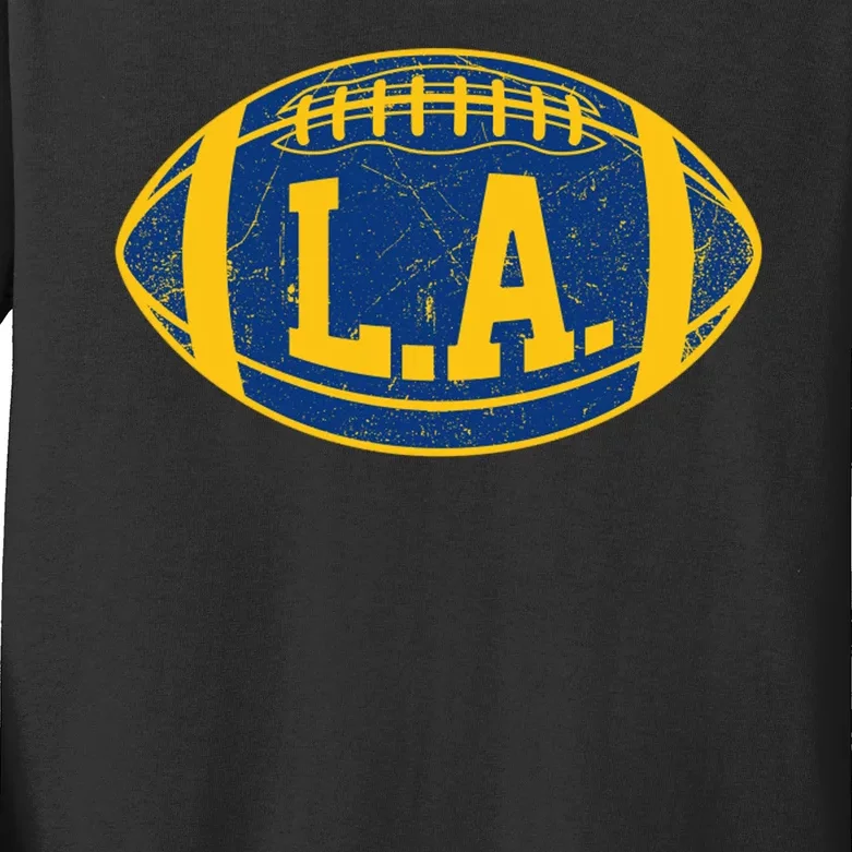 LA Rams Football Kids Long Sleeve Shirt