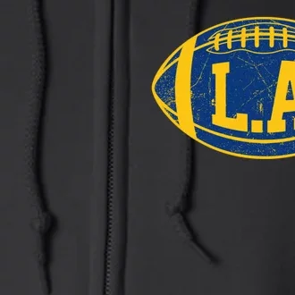 LA Rams Football Full Zip Hoodie