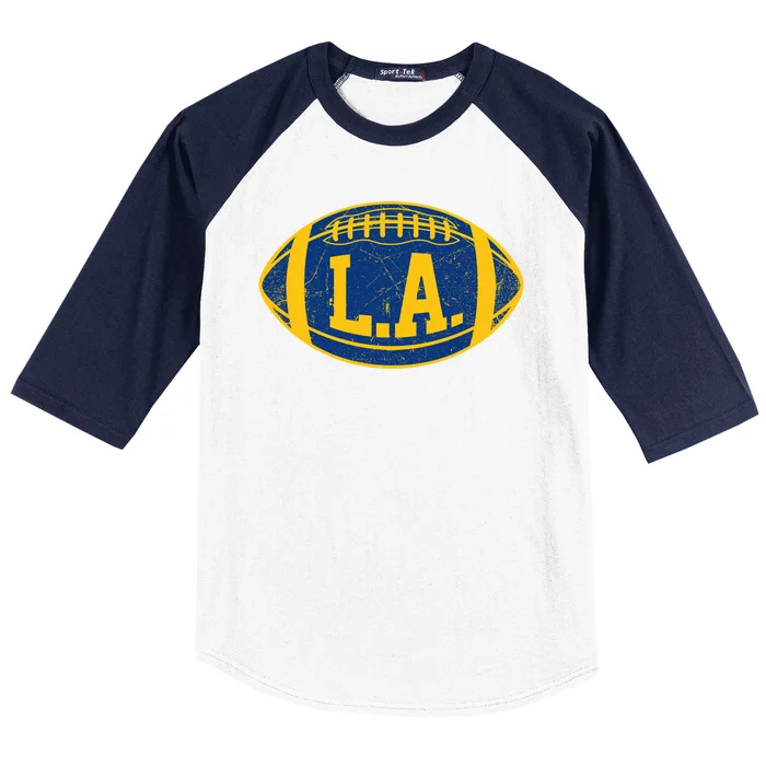 LA Rams Football Baseball Sleeve Shirt