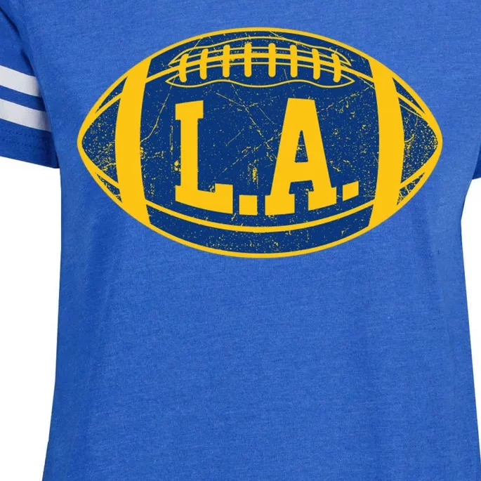 LA Rams Football Enza Ladies Jersey Football T-Shirt