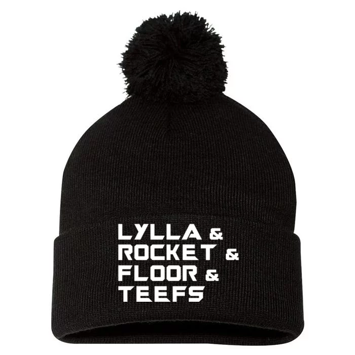 Lylla & Rocket & Floor & Teefs Pom Pom 12in Knit Beanie