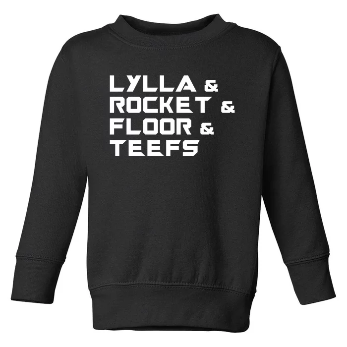 Lylla & Rocket & Floor & Teefs Toddler Sweatshirt