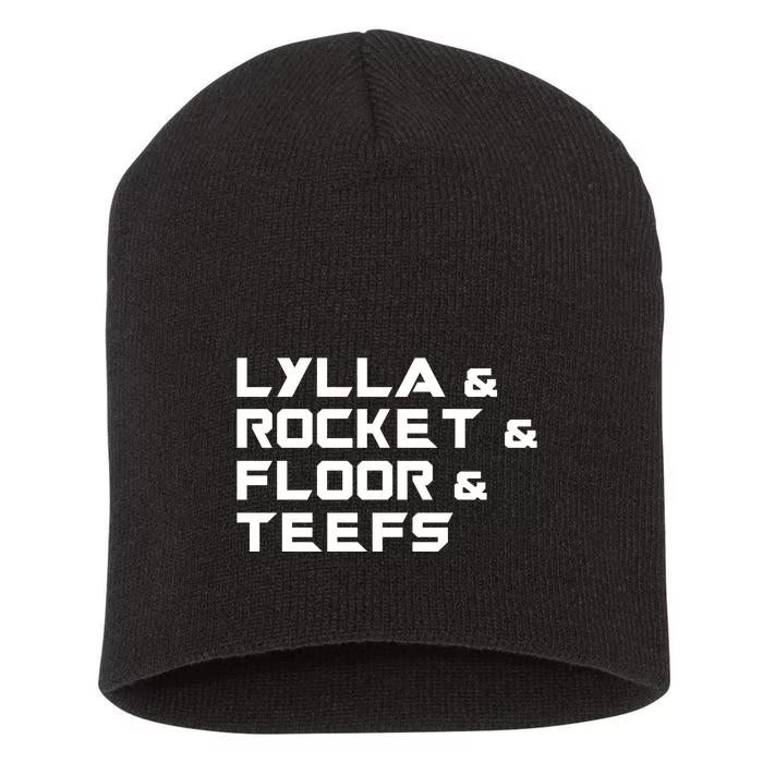 Lylla & Rocket & Floor & Teefs Short Acrylic Beanie