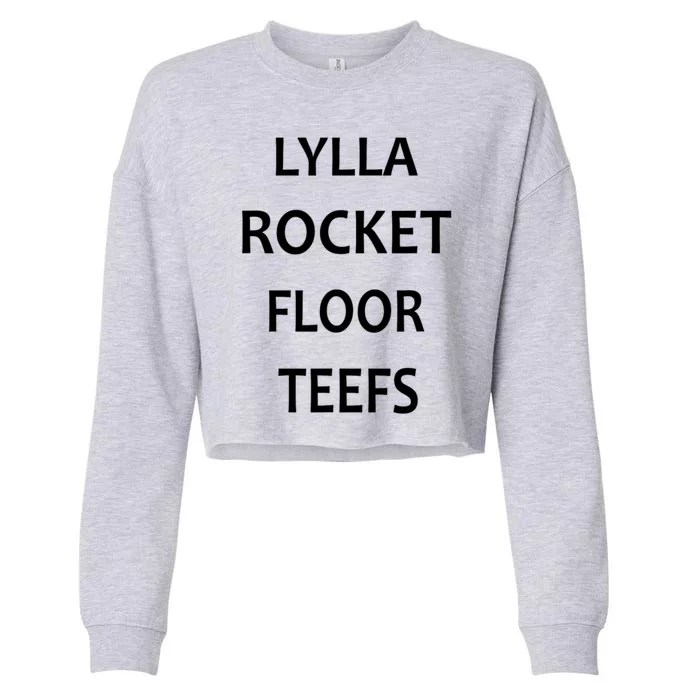 Lylla & Rocket & Floor & Teefs Funny Birthday Quote Cropped Pullover Crew