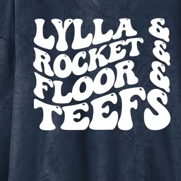 Lylla & Rocket & Floor & Teefs Funny Birthday Quote Hooded Wearable Blanket