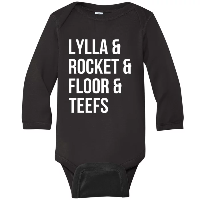 Lylla & Rocket & Floor & Teefs Baby Long Sleeve Bodysuit