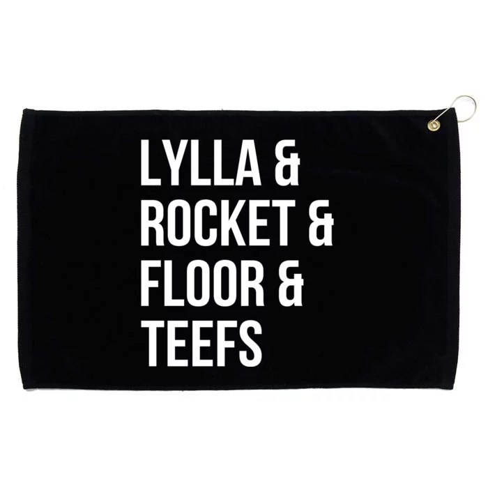 Lylla & Rocket & Floor & Teefs Grommeted Golf Towel