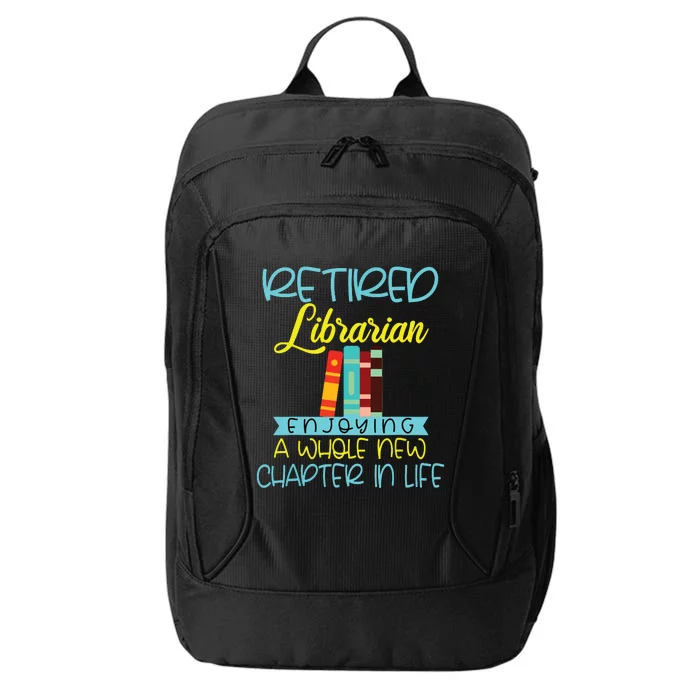 Librarian Retirement Funny Retired Mom Grandma Library City Backpack