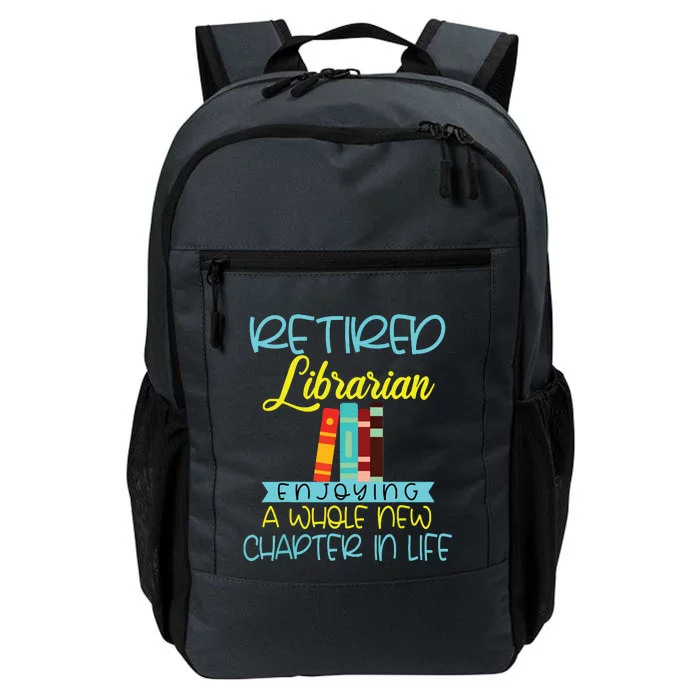 Librarian Retirement Funny Retired Mom Grandma Library Daily Commute Backpack