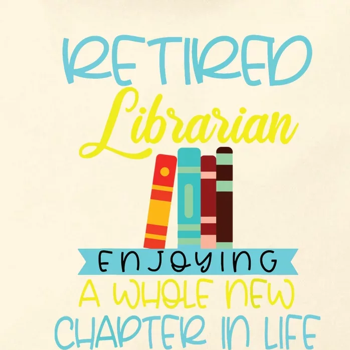 Librarian Retirement Funny Retired Mom Grandma Library Zip Tote Bag