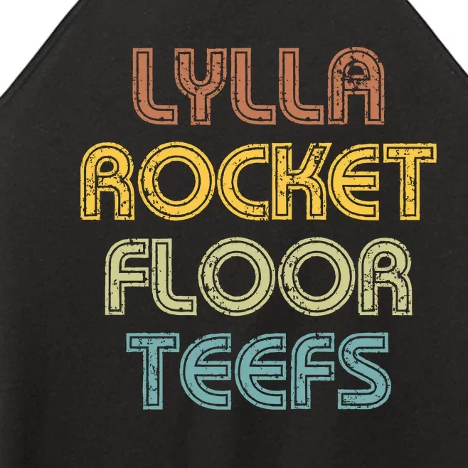 Lylla & Rocket & Floor & Teefs Women’s Perfect Tri Rocker Tank