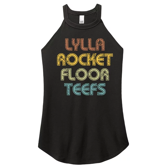 Lylla & Rocket & Floor & Teefs Women’s Perfect Tri Rocker Tank