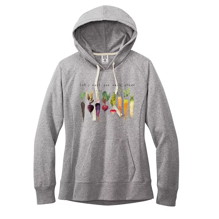 Lets Root For Each Other And Watch Each Other Grow Women's Fleece Hoodie