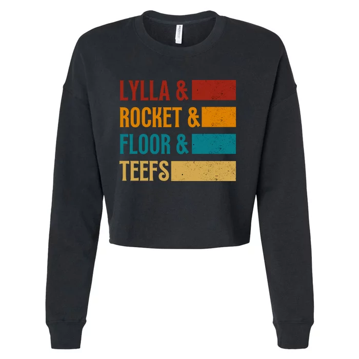 Lylla & Rocket & Floor & Teefs Cropped Pullover Crew