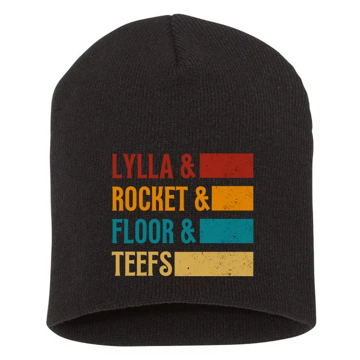 Lylla & Rocket & Floor & Teefs Short Acrylic Beanie