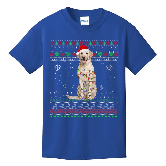 Labrador Retriever Funny Christmas Pajama Gift Xmas Sweater Great Gift Kids T-Shirt