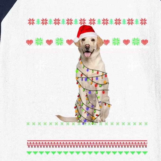 Labrador Retriever Funny Christmas Pajama Gift Xmas Sweater Great Gift Baseball Sleeve Shirt