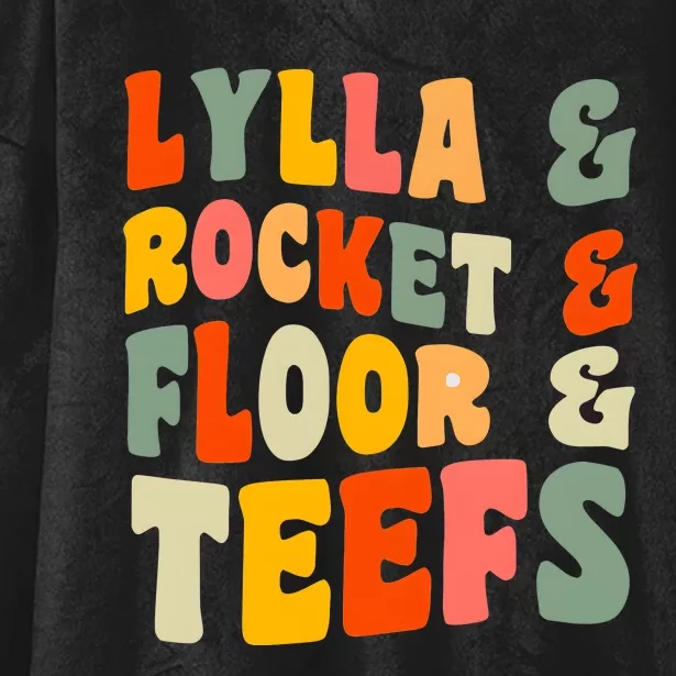 Lylla Rocket Floor And Teefs James Gunn Hooded Wearable Blanket