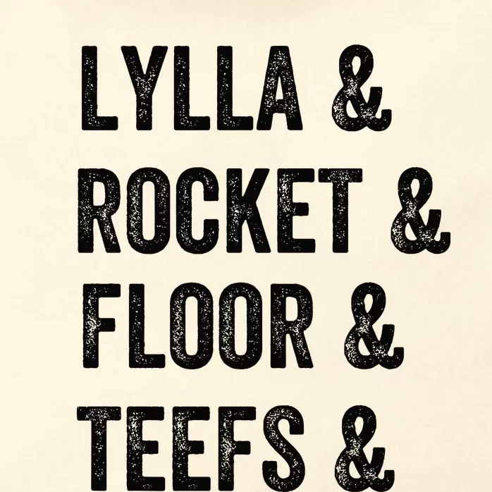 Lylla Rocket Floor And Teefs Zip Tote Bag