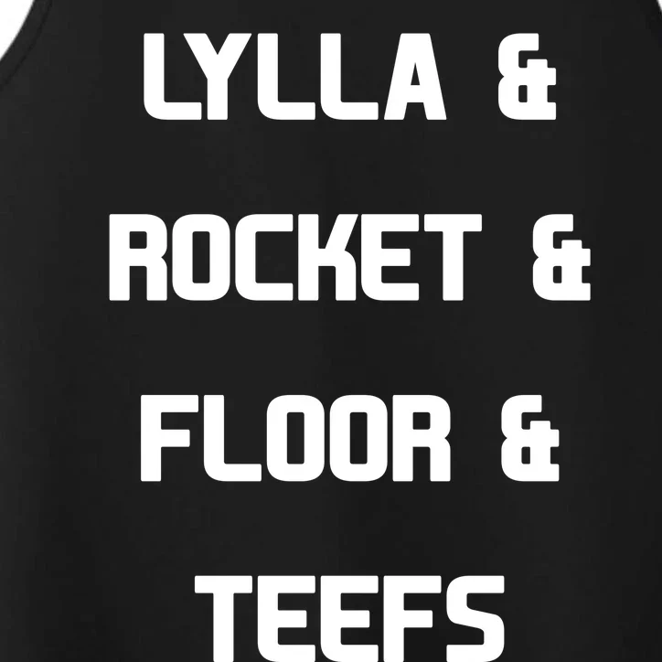 LYLLA & ROCKET & FLOOR & TEEFS Performance Tank