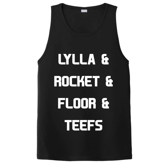 LYLLA & ROCKET & FLOOR & TEEFS Performance Tank