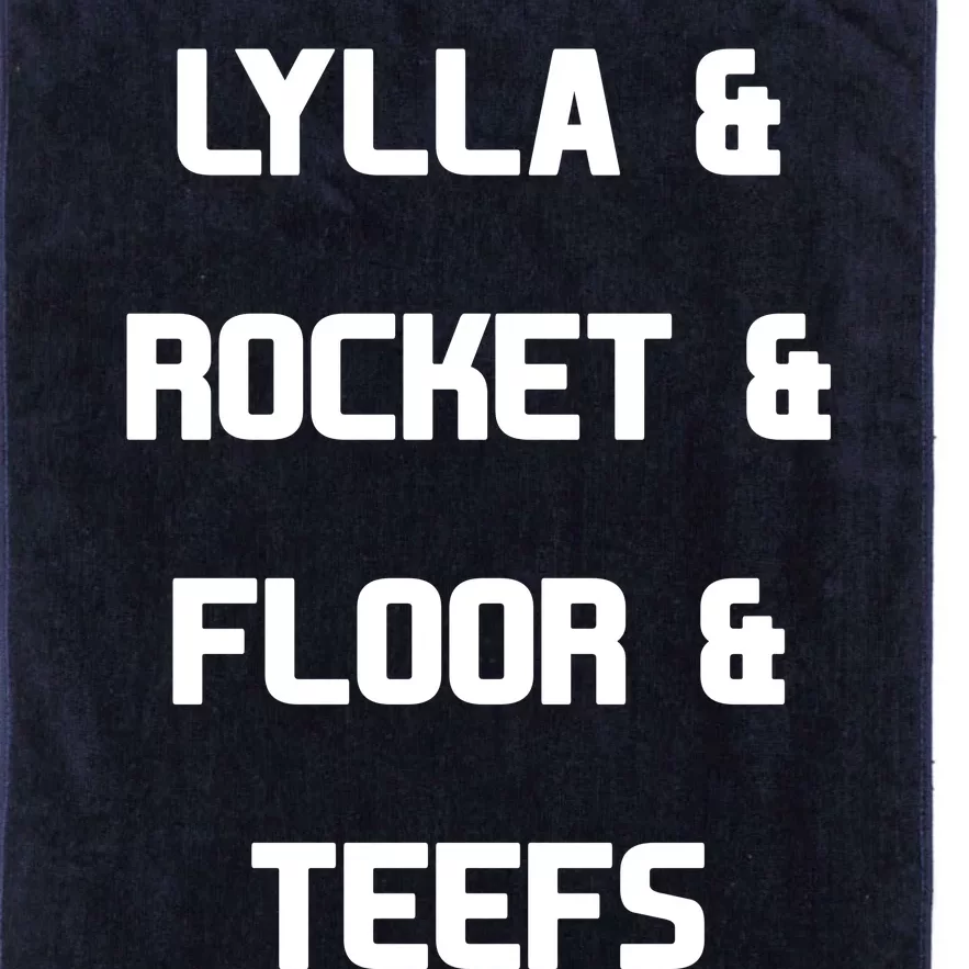 LYLLA & ROCKET & FLOOR & TEEFS Platinum Collection Golf Towel