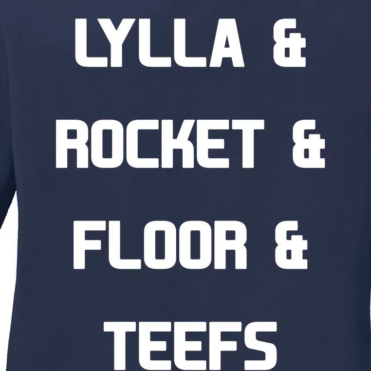 LYLLA & ROCKET & FLOOR & TEEFS Ladies Long Sleeve Shirt