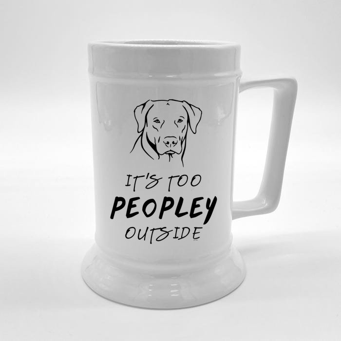 Labrador Retriever Funny Dog Lover Funny Gift For Birthday Xmas Cool Gift Front & Back Beer Stein