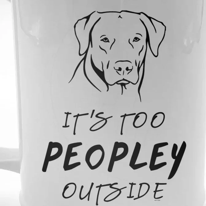 Labrador Retriever Funny Dog Lover Funny Gift For Birthday Xmas Cool Gift Front & Back Beer Stein