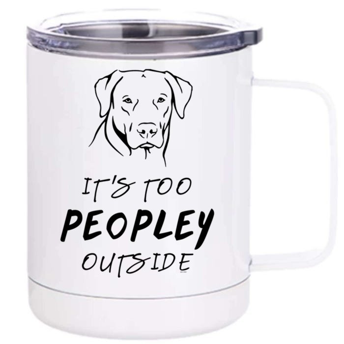 Labrador Retriever Funny Dog Lover Funny Gift For Birthday Xmas Cool Gift Front & Back 12oz Stainless Steel Tumbler Cup