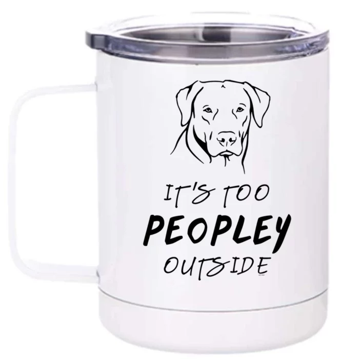 Labrador Retriever Funny Dog Lover Funny Gift For Birthday Xmas Cool Gift Front & Back 12oz Stainless Steel Tumbler Cup