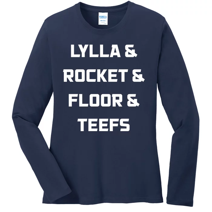 Lylla Rocket Floor And Teefs Ladies Long Sleeve Shirt