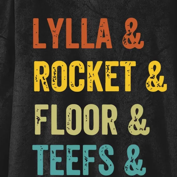 Lylla & Rocket & Floor & Teefs James Gunn Hooded Wearable Blanket