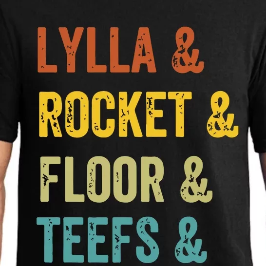 Lylla & Rocket & Floor & Teefs James Gunn Pajama Set