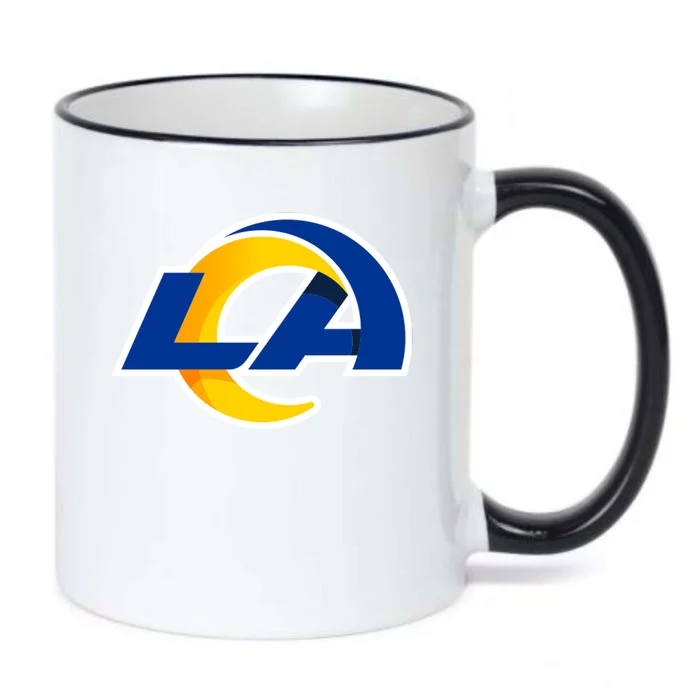 LA  Los Angeles Football Black Color Changing Mug