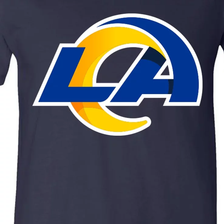 LA  Los Angeles Football V-Neck T-Shirt