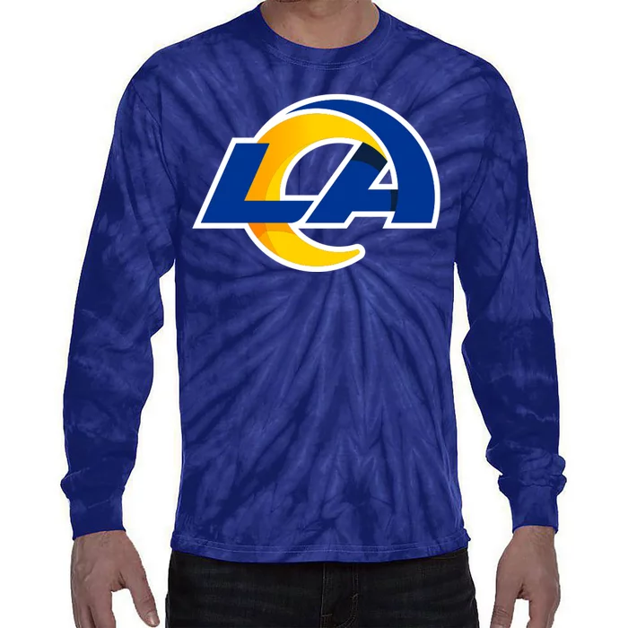 LA  Los Angeles Football Tie-Dye Long Sleeve Shirt