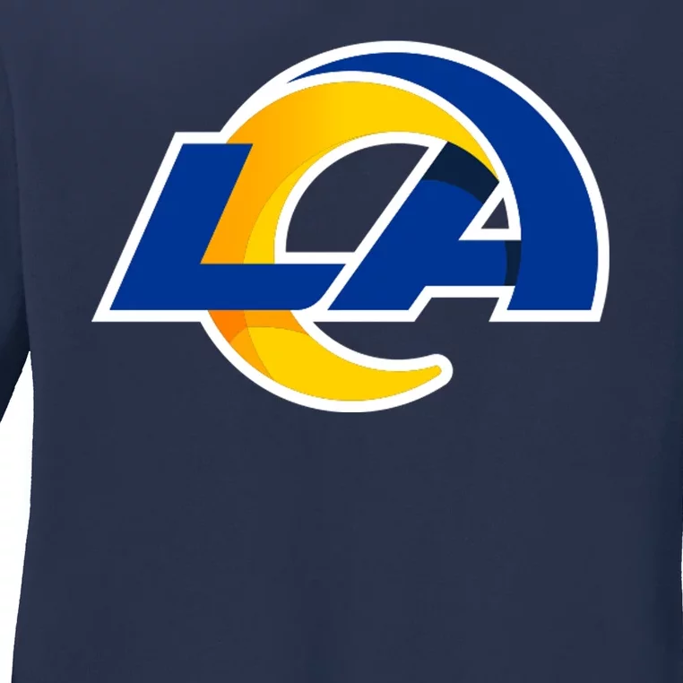 LA  Los Angeles Football Ladies Long Sleeve Shirt