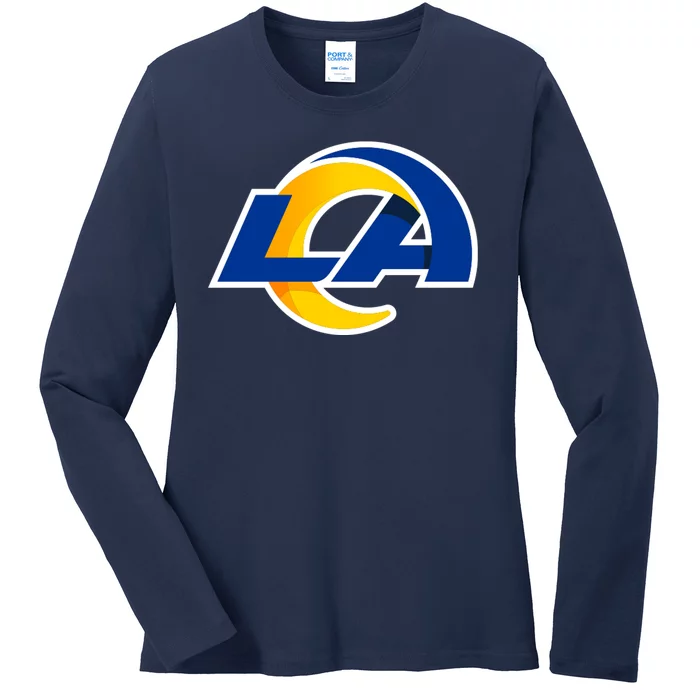 LA  Los Angeles Football Ladies Long Sleeve Shirt